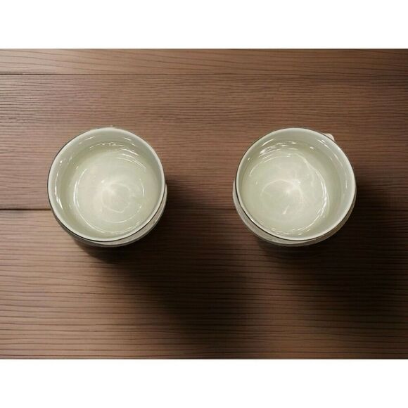 Japanese Peacock. Sake Tea Cup Set Of 2 - Picture 4 of 4